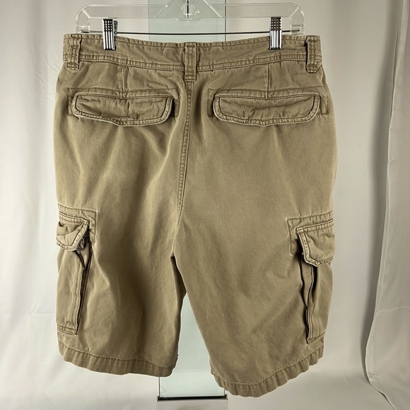 Old Navy Men's Distressed Cargo Shorts Khaki Tan Size 34 - Picture 2 of 15